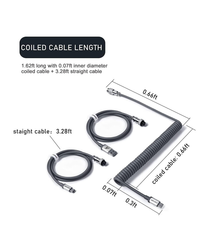 ATTACK SHARK C04-C COILED CABLE - Image 4