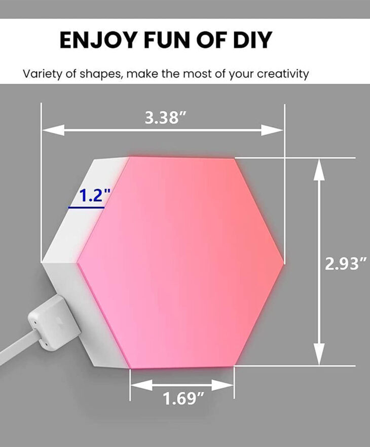 Cololight Pro Hexagon Light - 6 Pcs - Image 2