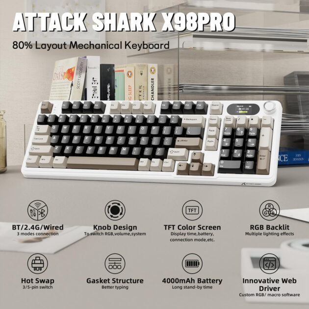 ATTACK SHARK  X98 PRO