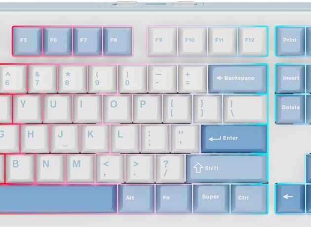 EPOMAKER TH108 Blue&White