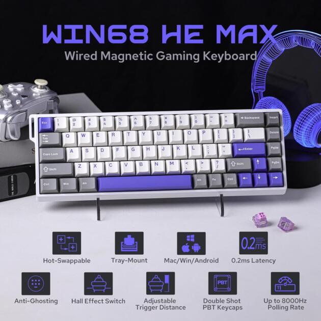WIN 68 HE MAX MAGNETIC (WHITE+BLUE)